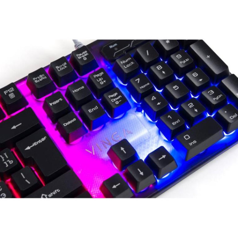 Клавіатура Vinga KB414 Black
