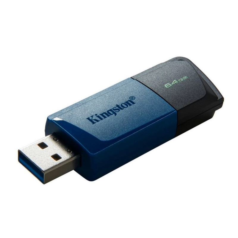 Накопичувач Kingston 64GB DataTraveler Exodia M Black/Bluel USB 3.2 (DTXM/64GB)