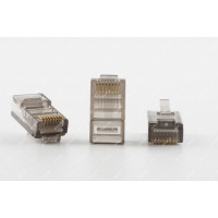 Роз'єм конектор Ritar RJ-45 8P8C Cat.5 Black 100шт