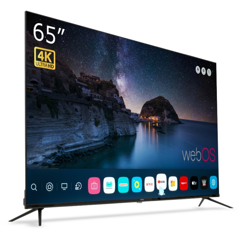 Телевизор Vinga S65UHD25BWEB SMART