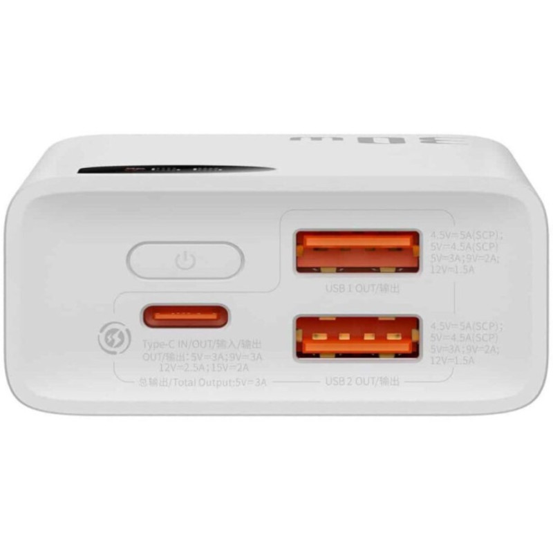 Power Bank Baseus Adaman 2 20000 mAh 30W (PPAD050002) White