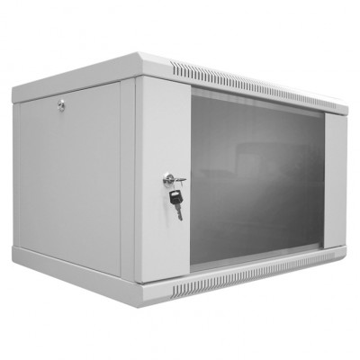 Шафа серверна SteelNet 6U 600 x 350 для мережевого обладнання