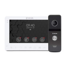 Комплект відеодомофону BCOM BD-780FHD White Kit