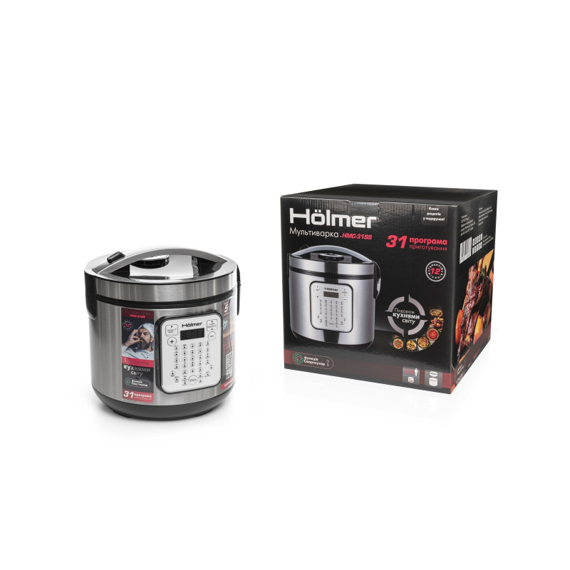 Мультиварка Hölmer HMC-31SS 5л, 860 Вт
