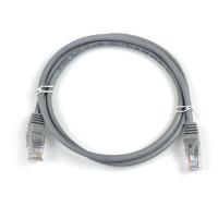 Патч-корд UTP Cat.5e Q500 Ritar Cu 1 метр (PCR-CU/1G) серый