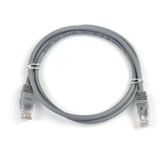 Патч-корд UTP Cat.5e Q500 Ritar Cu 1 метр (PCR-CU/1G) серый