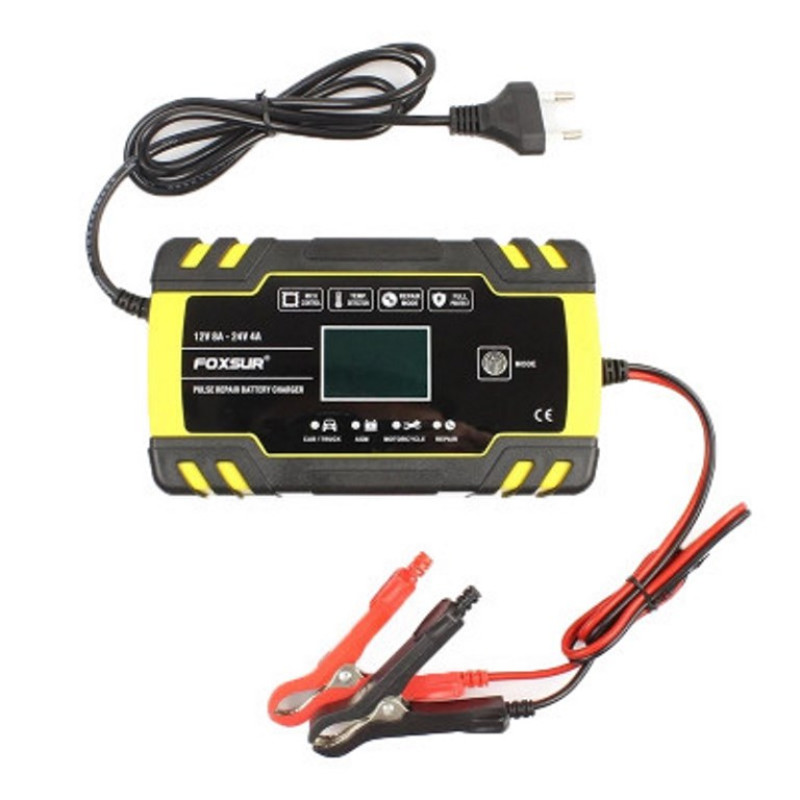 Зарядное устройство Foxsur FBC122408D 24V 4A / 12V 8A