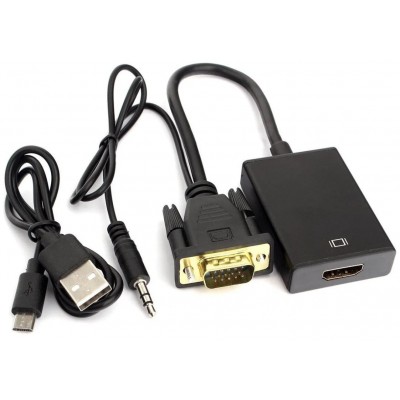 Адаптер (перехідник) VGA - HDMI A-VGA-HDMI-01 + Audio