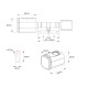 Розумний замок SEVEN LOCK SL-7773BF black