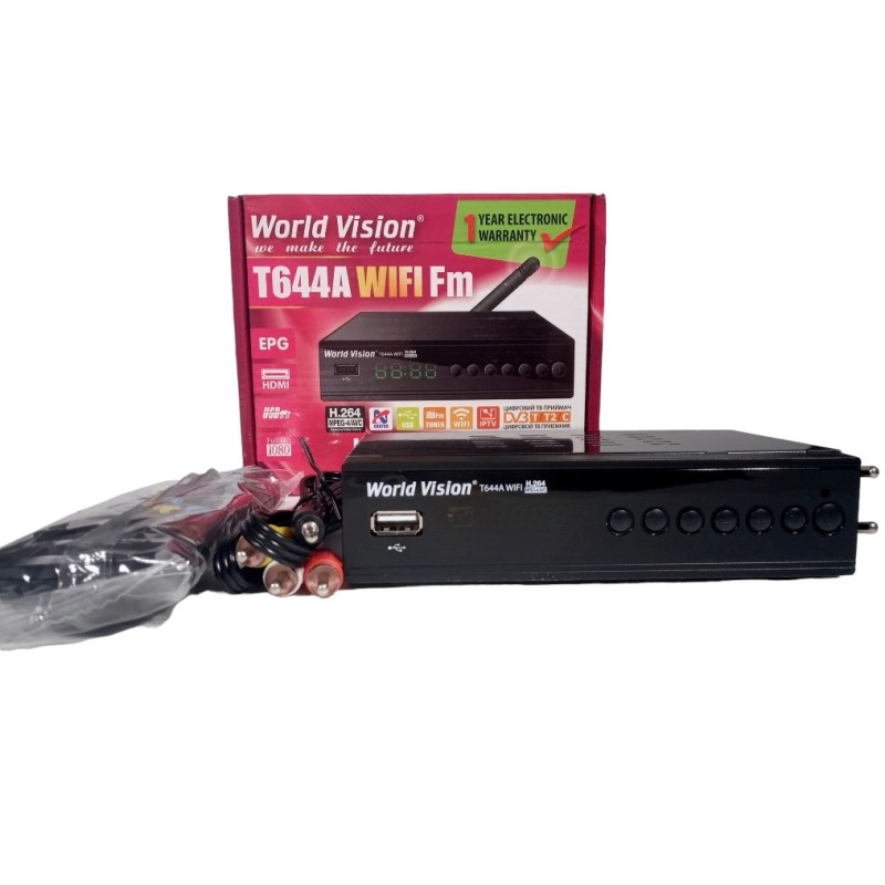 World Vision T644A WIFI Fm DVB-T2