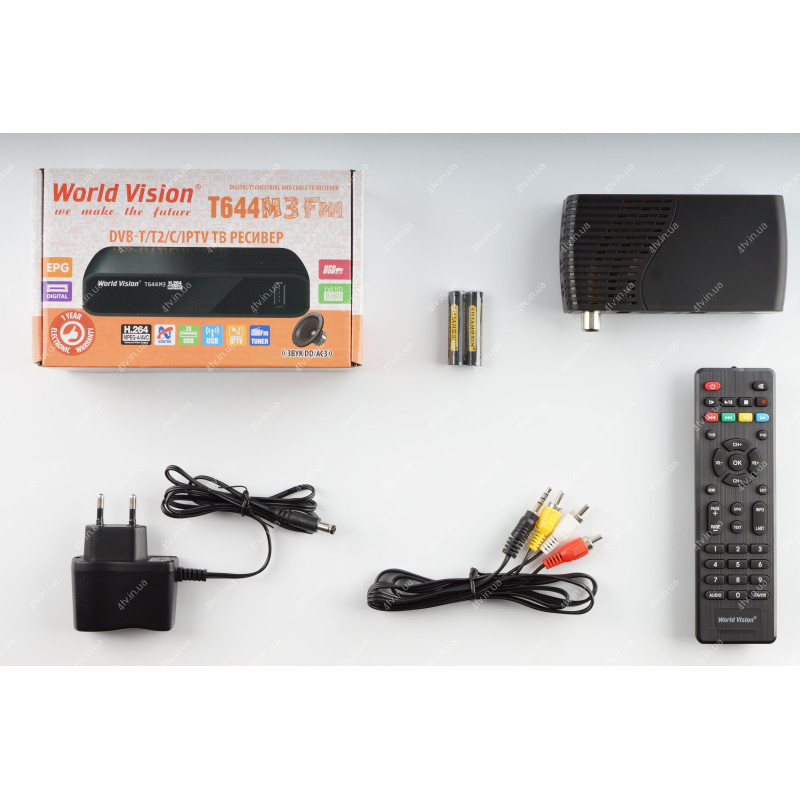World Vision T644M3 FM DVB-T2