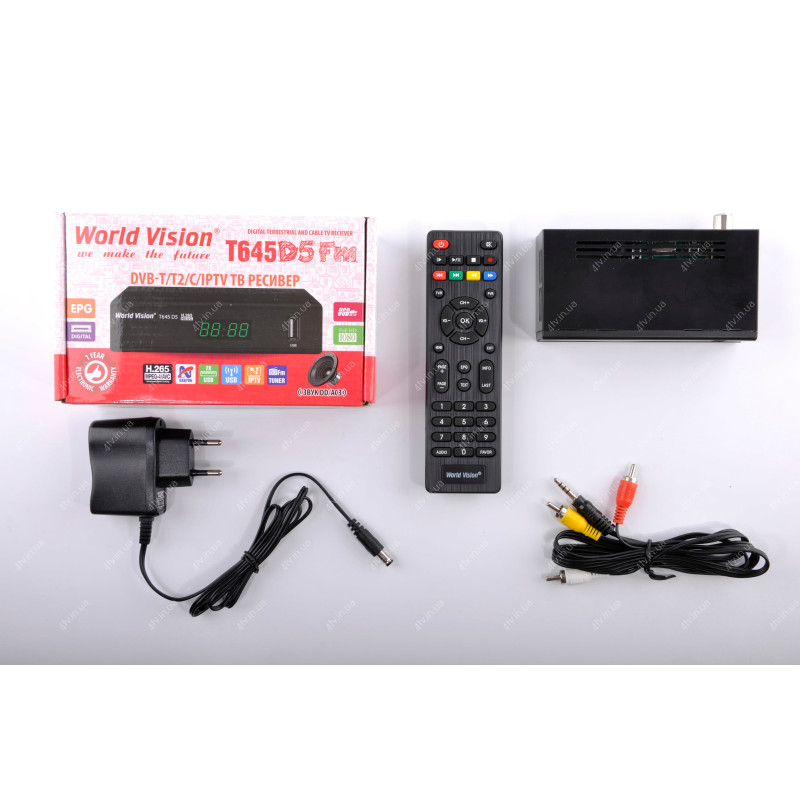 World Vision T645D5 Fm DVB-T2