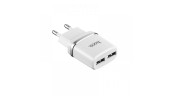 Адаптер мережевий Hoco C12 5V/2.4A Smart DUAL USB Micro cable 2 порти