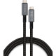 Кабель Vinga Type-C-Type-C 0.8 метра 240W black (VCPDCU4)