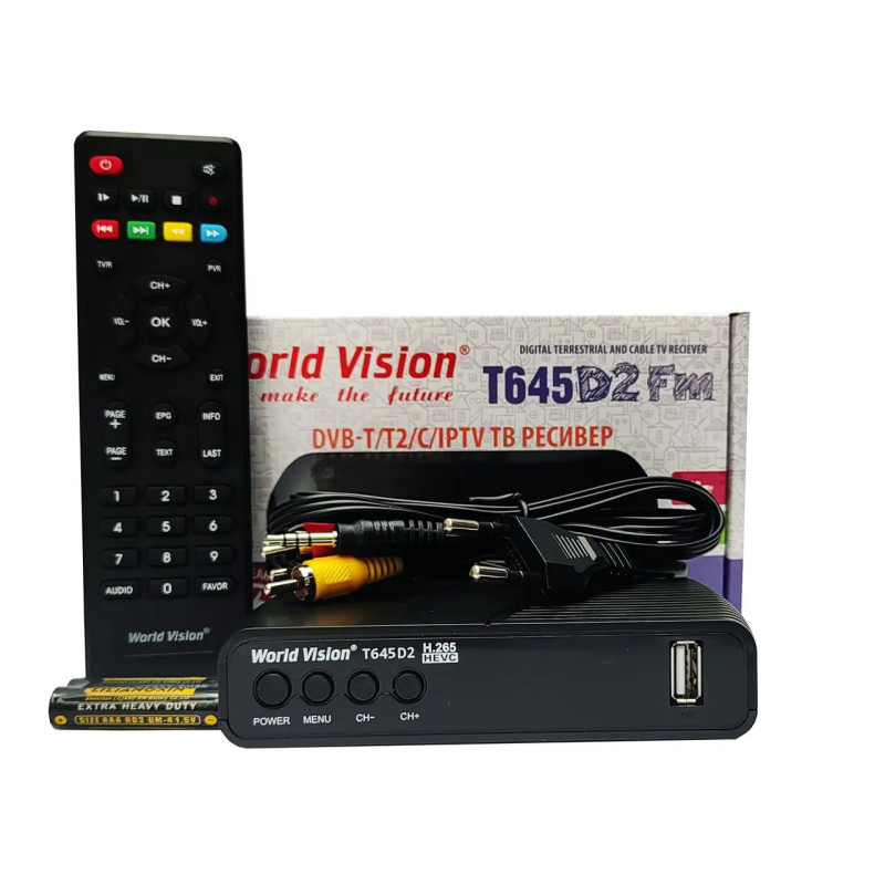 World Vision T645D2 Fm DVB-T2