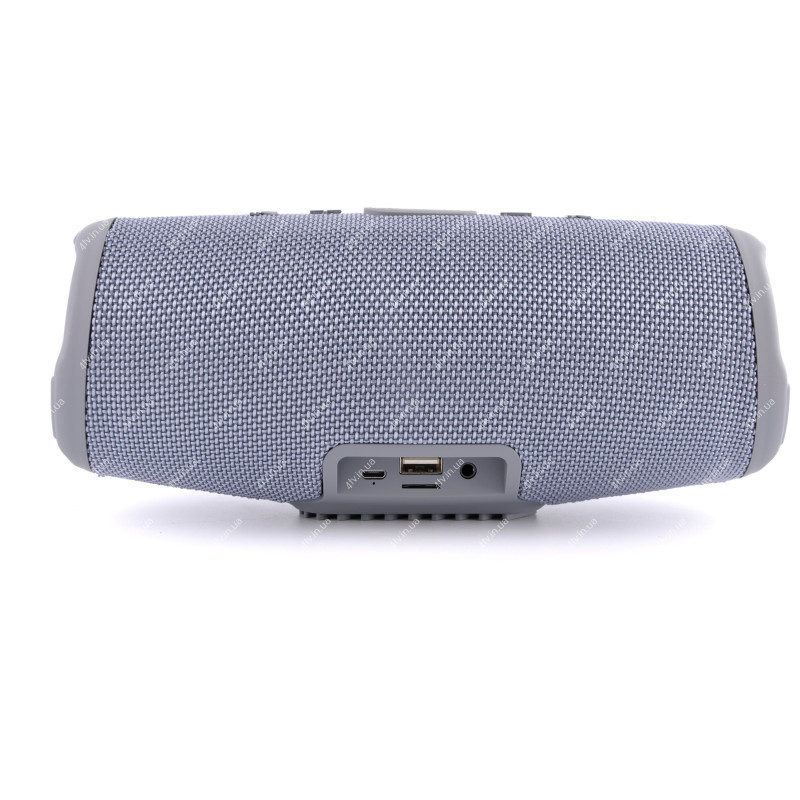 Колонка портативна JBL CHARGE 5 Bluetooth з підсвічуванням сіра copy