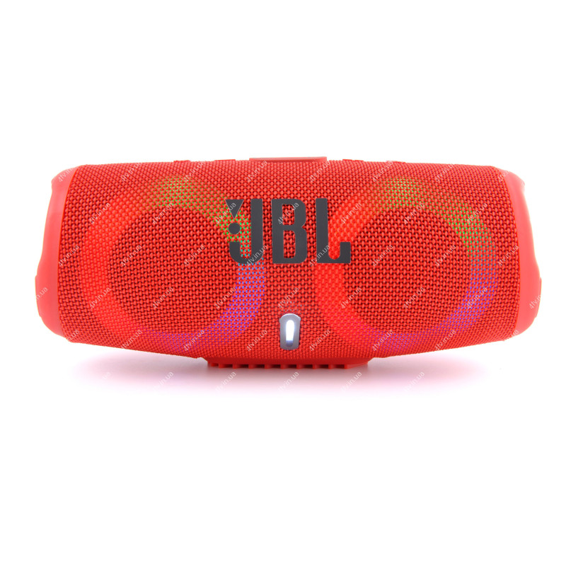 Колонка портативна JBL CHARGE 5 Bluetooth з підсвічуванням червона copy