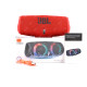 Колонка портативна JBL CHARGE 5 Bluetooth з підсвічуванням червона copy