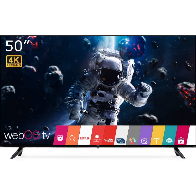 Телевізор Vinga S50UHD25BWEB SMART