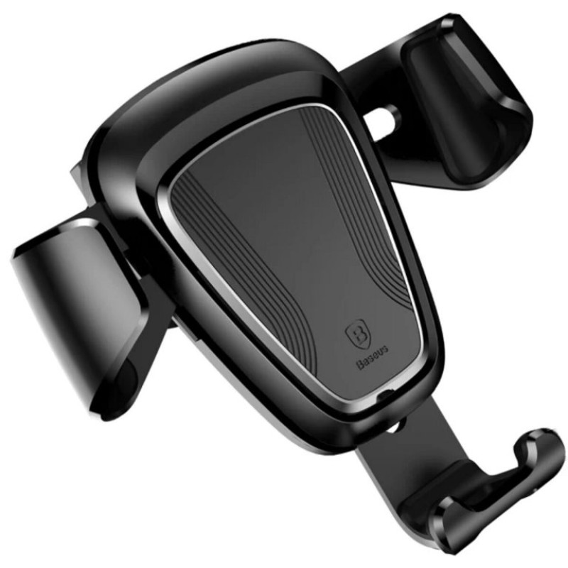 Тримач для телефону Baseus Glaze Gravity Car Mount Black автомобільний