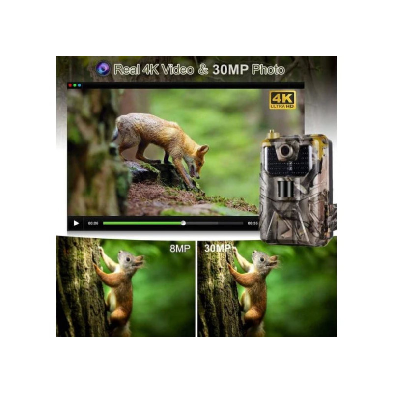APP / 4G фотоловушка HantCam HC900Pro Live 30Mp облачный сервис / онлайн видео