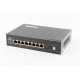 POE коммутатор Merlion 8 POE 10 / 100 + 1Single Fiber Tx1310nm + БП 52 В / 2.3 A