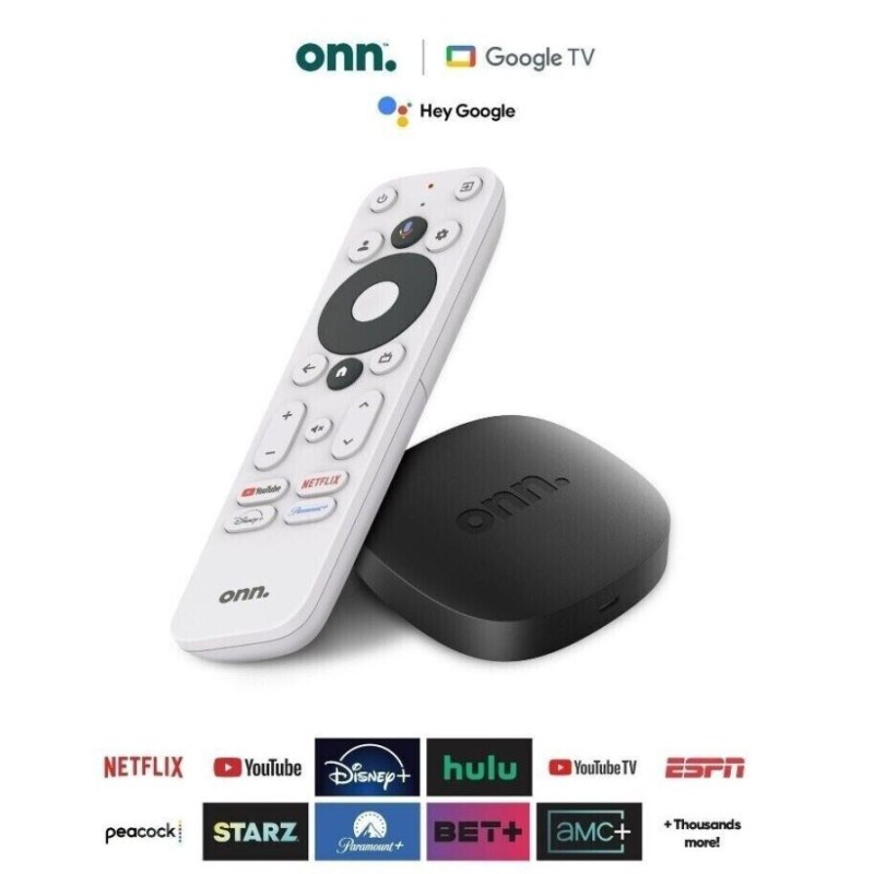 ONN Android TV 4K UHD BOX Black