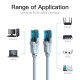 Патч-корд UTP Cat5e Vention VAP-A10-S150 1.5 м синій