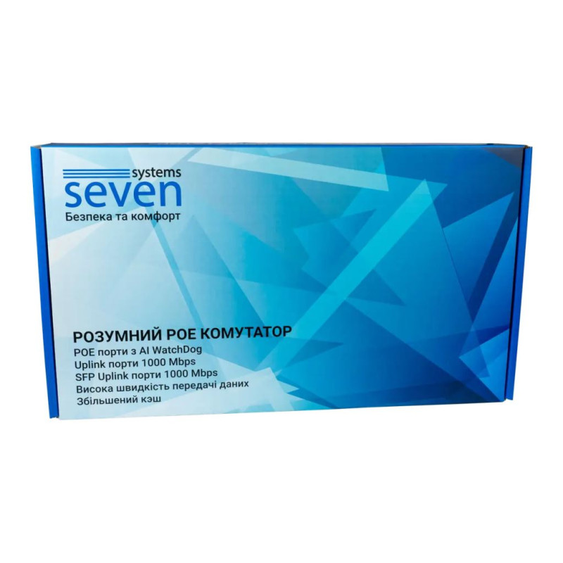 POE комутатор SEVEN P-73224G-2SFP