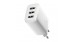 Адаптер мережевий Baseus Compact Charger 3U на 17W White 3 порти