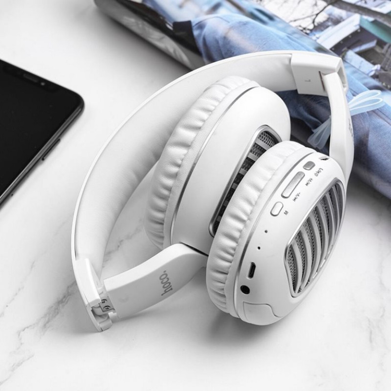 Навушники бездротові Hoco W23 Brilliant Sound White