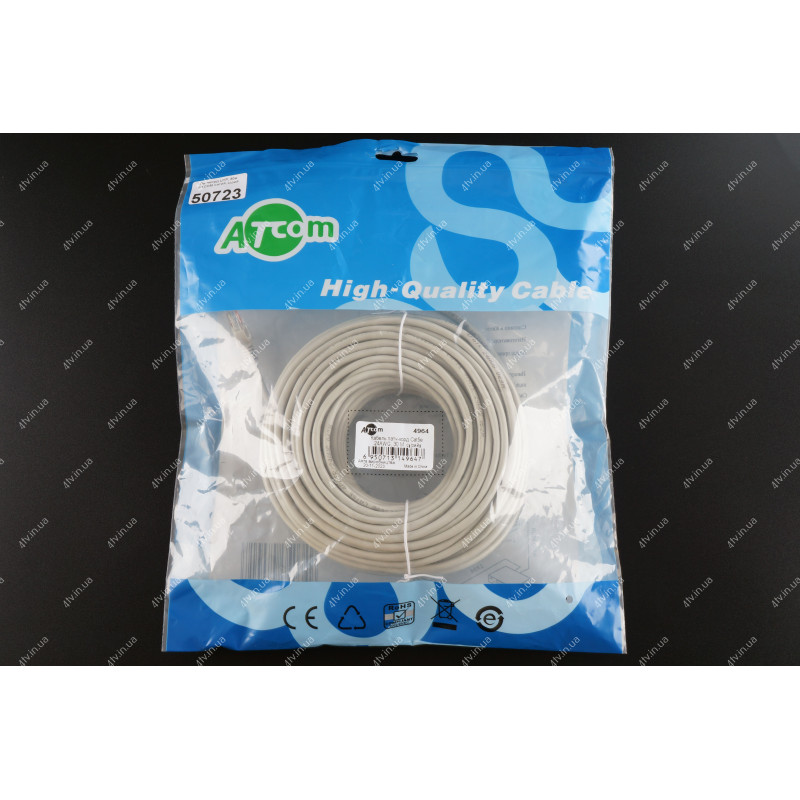 Патч-корд UTP Atcom Cat.5e UTP RJ45 (4964) 30 метрів