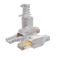 Разъем коннектор 8P8C RJ-45 Cat.5e безинструментальный