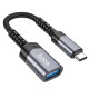 Перехідник Hoco UA24 USB А to Type-C USB3.0 (6942007608848)