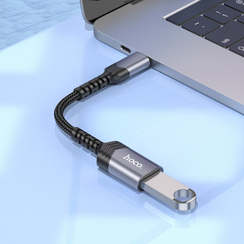 Перехідник Hoco UA24 USB А to Type-C USB3.0 (6942007608848)