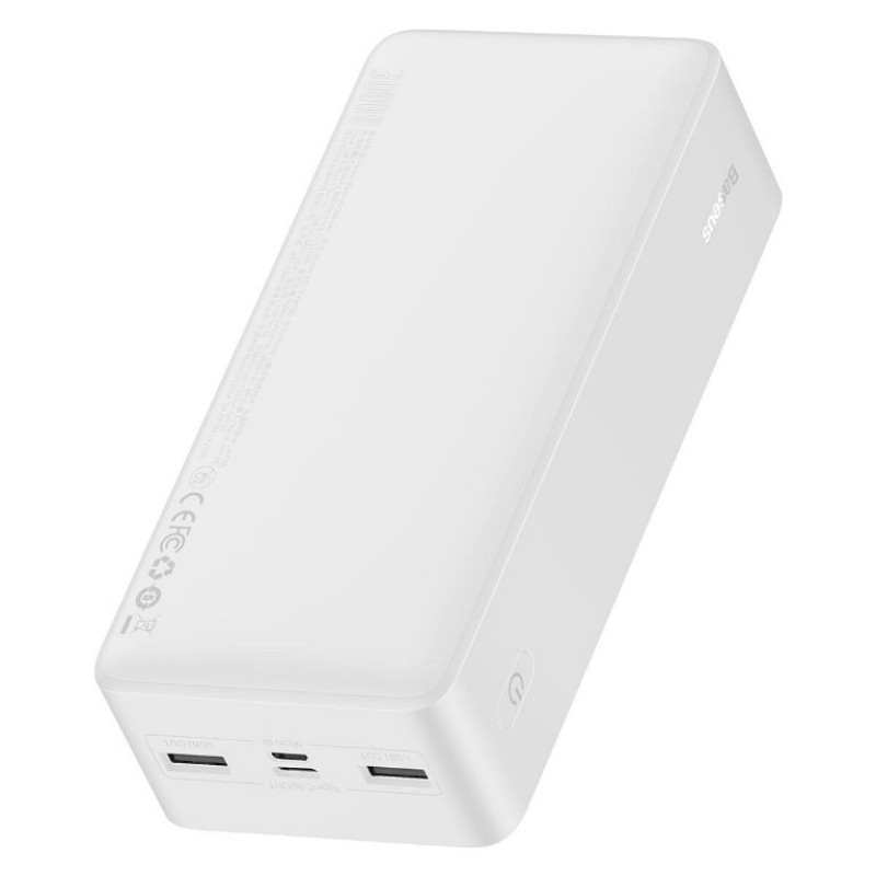 Power Bank Baseus Bipow Digital Display 30000mAh 15W White (PPDML-K02)