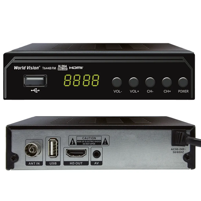 World Vision T644B FM HDMI-CEC DVB-T2