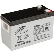 Батарея аккумуляторная Ritar AGM RT1290 12V 9 Ah серая
