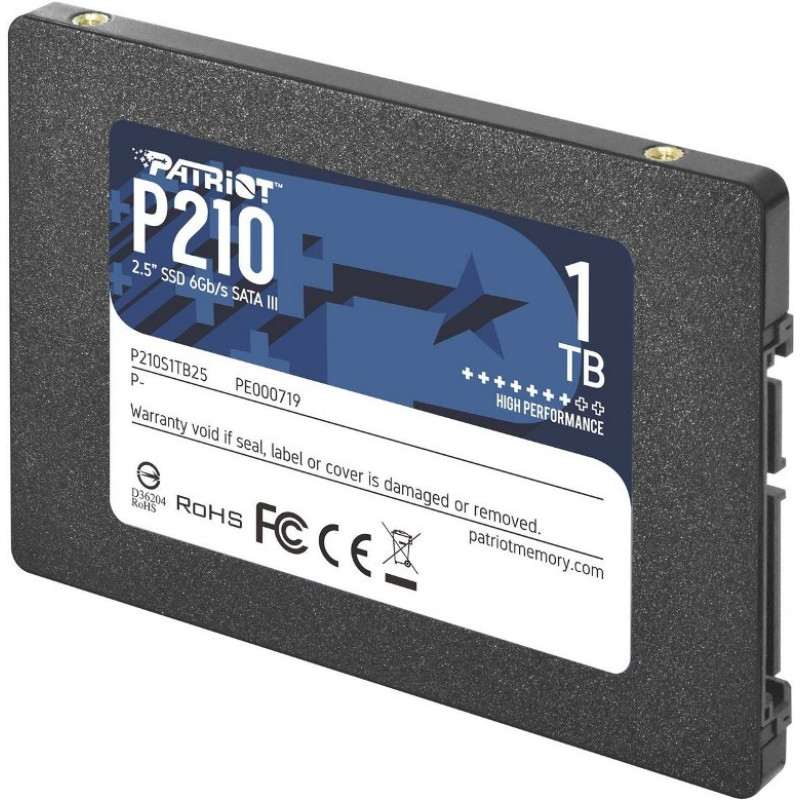 SSD накопичувач Patriot P210 2.5" 1TB (P210S1TB25)