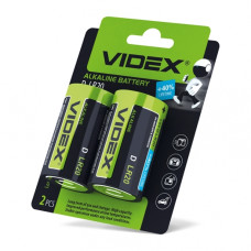 Батарейка VIDEX Alkaline 1.5V LR20/D 2 шт