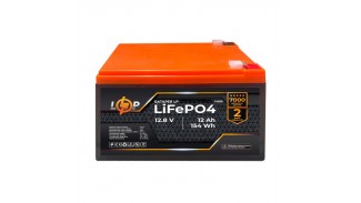 Батарея акумуляторна LogicPower LP 12V 12Ah LiFePO4 154Wh