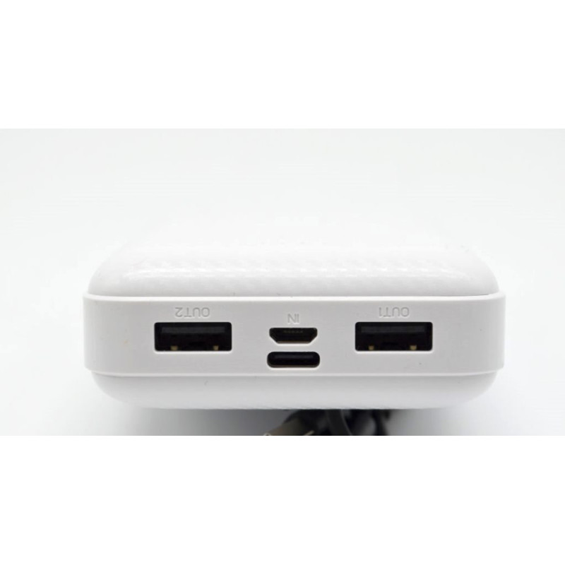 Power Bank GC-20L 20000 mAh White + кабель PD 5-9-12В
