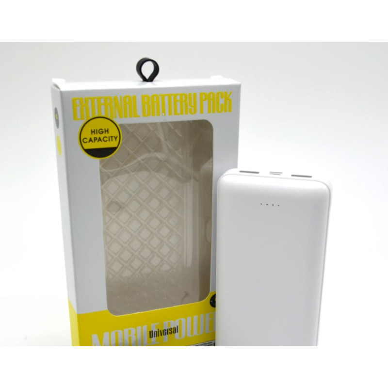 Power Bank GC-20L 20000 mAh White + кабель PD 5-9-12В