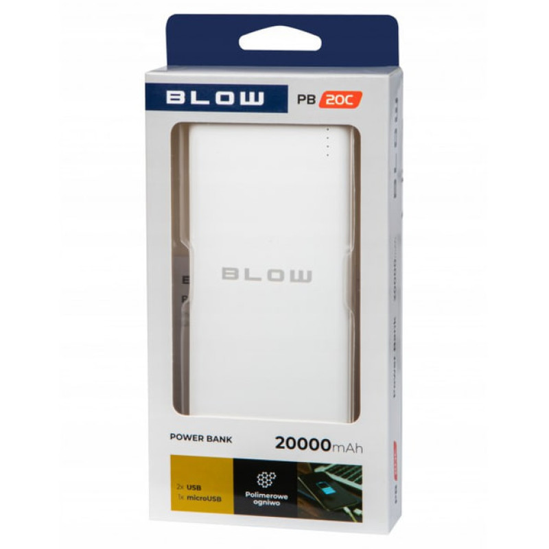 Power Bank BLOW PB20C 20000 mAh White