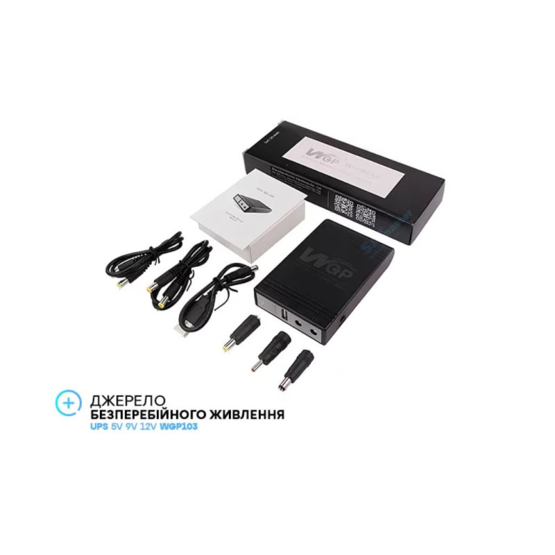 Power Bank WGP Mini UPS 5V/9V/12V 32.56WH 8800 mAh черный