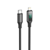 Кабель BOROFONE BU32 TYPE-C IP 20W black 1.2 метра (BU32PDLB)