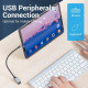 Кабель OTG Vention USB 3.0 USB Type-C Male to Type-A Female 0.5 метра сірий (CCXHB)