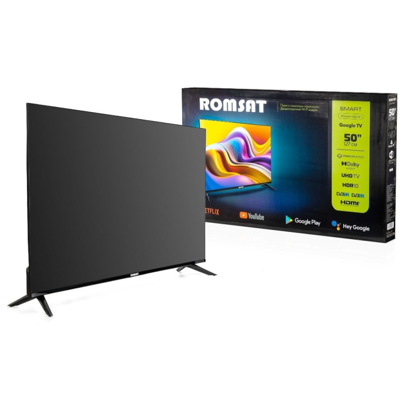 Телевізор Romsat 50UGN18ST2 + Google TV