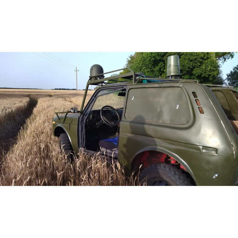 Окопный РЭБ R2D2 Шлем 3 частоты против FPV