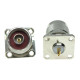Роз'єм N-type (male plug RF) для монтажу під паяння латунь